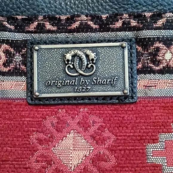 Original Sharif purse tote bag leather fringes NWT
